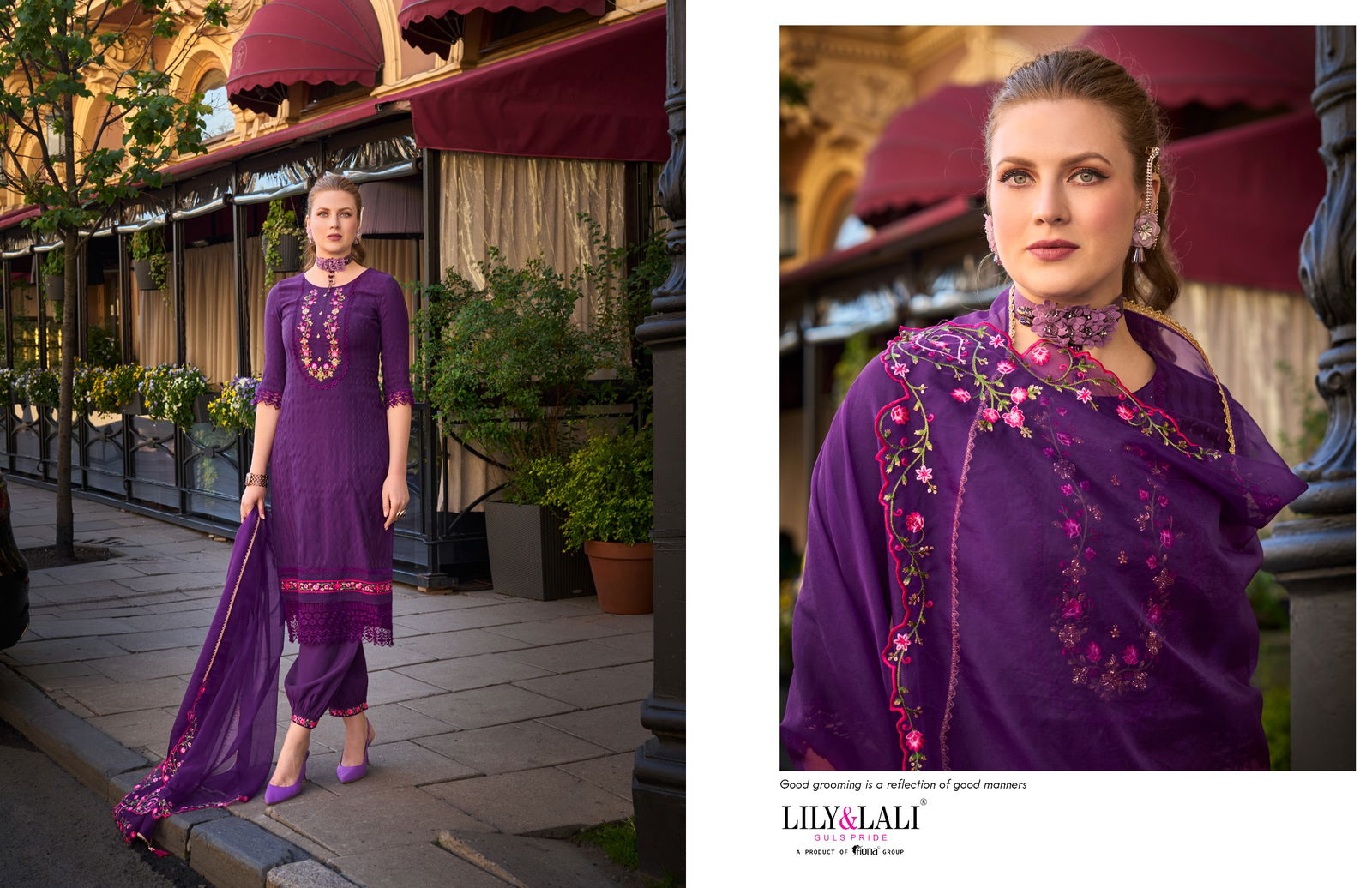 Mehwish By Lily And Lali Jacquard Silk Embroidery Kurti With Bottom Dupatta Wholesale Online